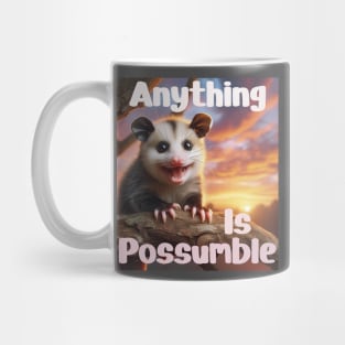 Joyful Opossum Mug